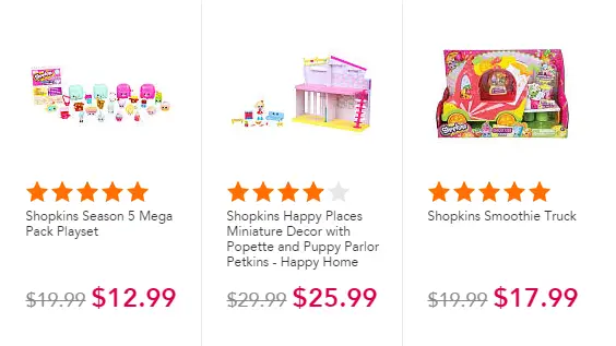toys r us shopkins sale and free store credit