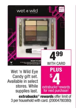 wet n wild gift set cvs deal