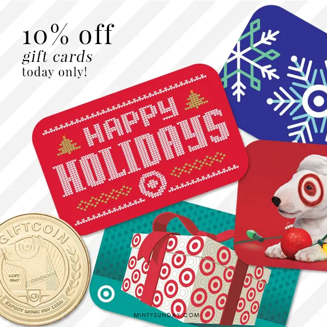 10 off target gift card today only minty sunday