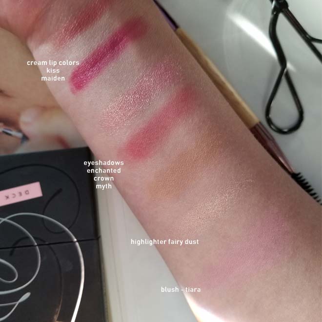 Deck of Scarlet Dream No. 8 Palette Review Swatches
