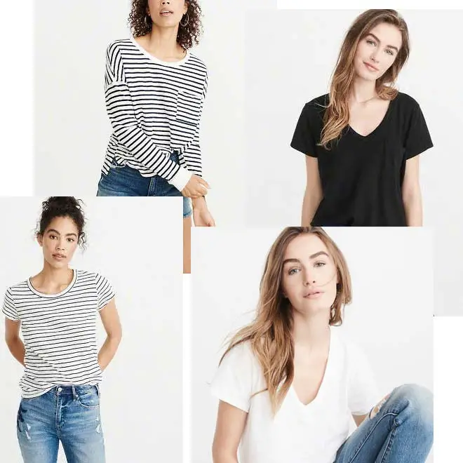 abercrombie and fitch tees sale and deals
