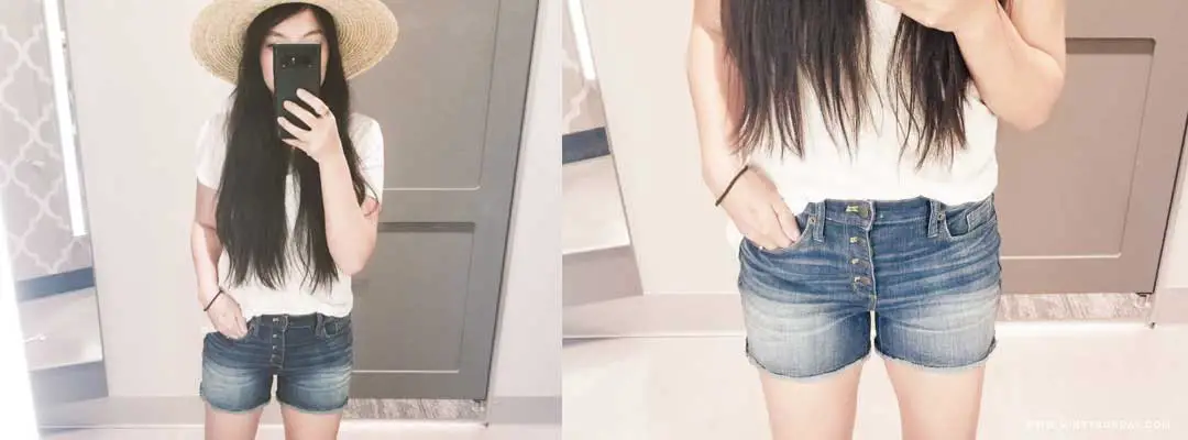 Target Try-On Button-Fly Jean Shorts for the Summer