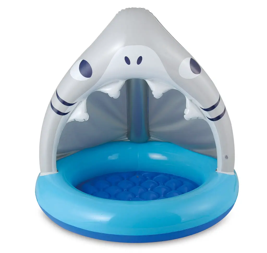 walmart inflatable kiddie pools shark