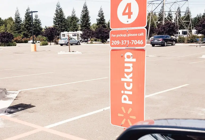 walmart grocery pickup review 3 parking spot