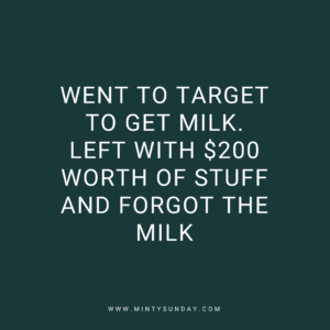 How to Quit Buying Things - Target Shopping Meme