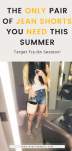 target try on best jean shorts for summer