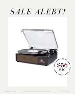 Record Player Turntable Deal - mintysunday blog