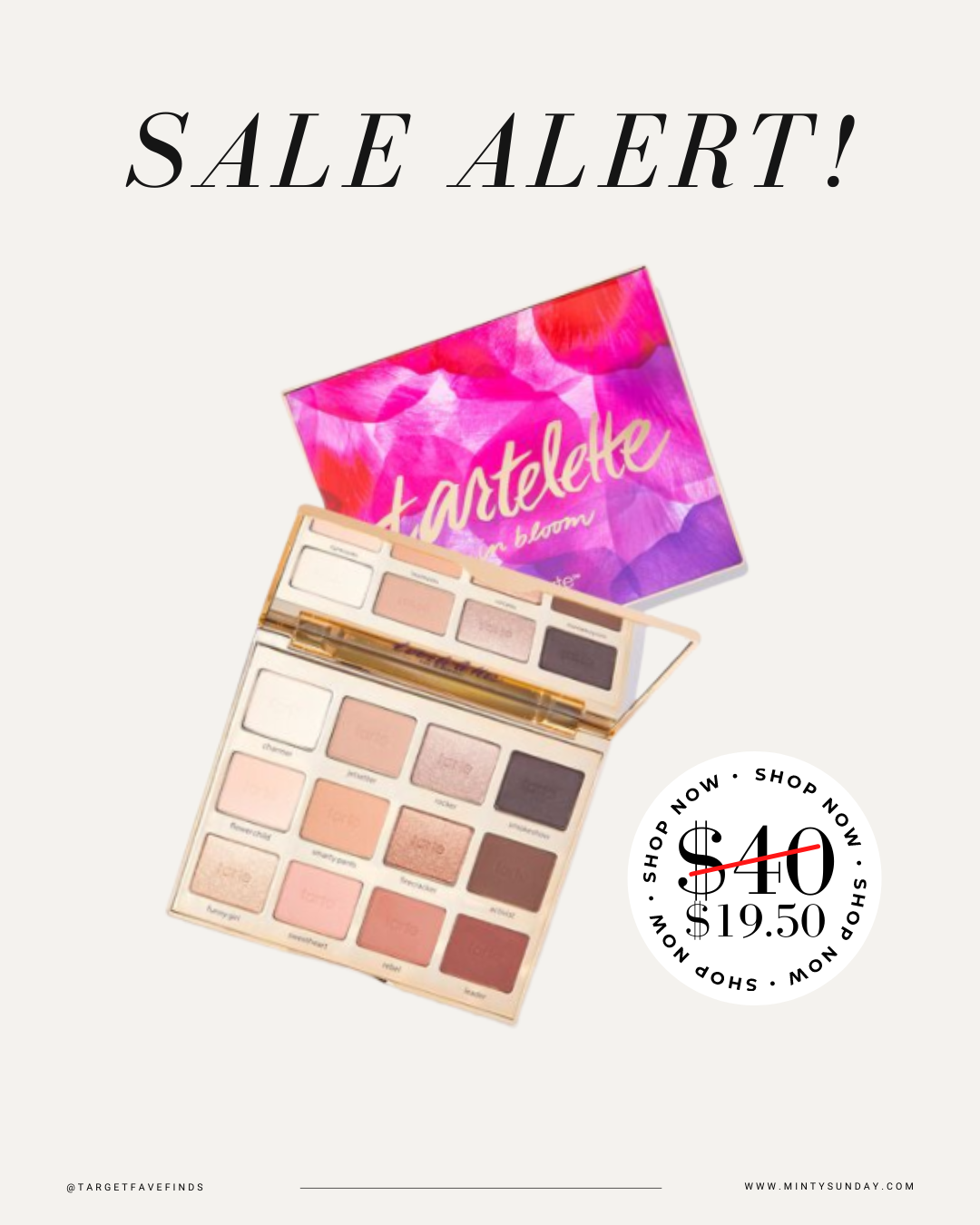 Tarte Tartelette Eyeshadow Palette - minty sunday blog