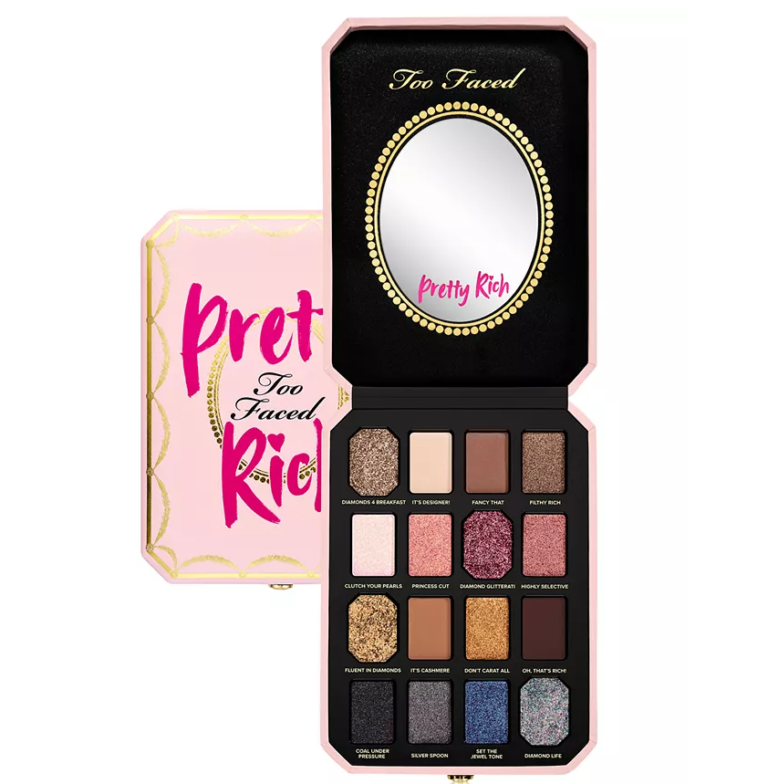 Too Faced Deal Pretty Rich Diamon Light Eye Shadow Palette - minty sunday blog