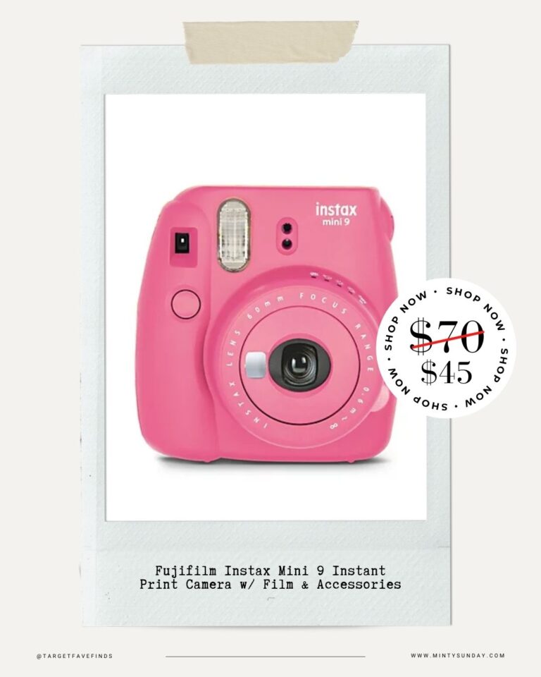 fujifilm instax mini9 camera bundle deal minty sunday blog