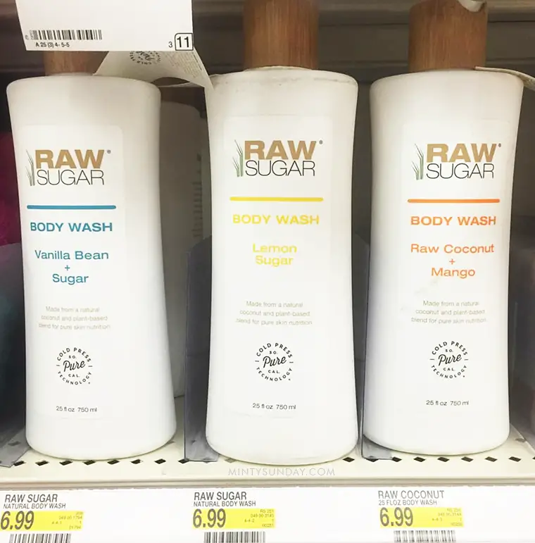 raw sugar body wash