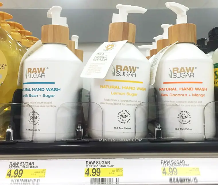 raw sugar handwash