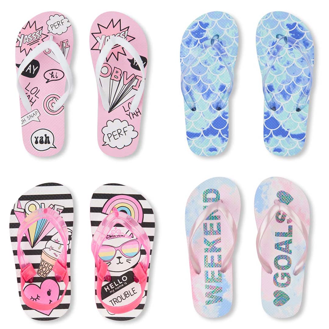 The Children's Place Girls' Flip Flops Only $1.48 Each + Free Shipping ...