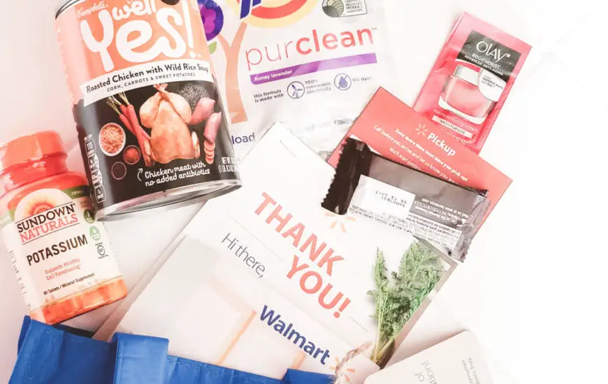 walmart grocery pickup review goody bag